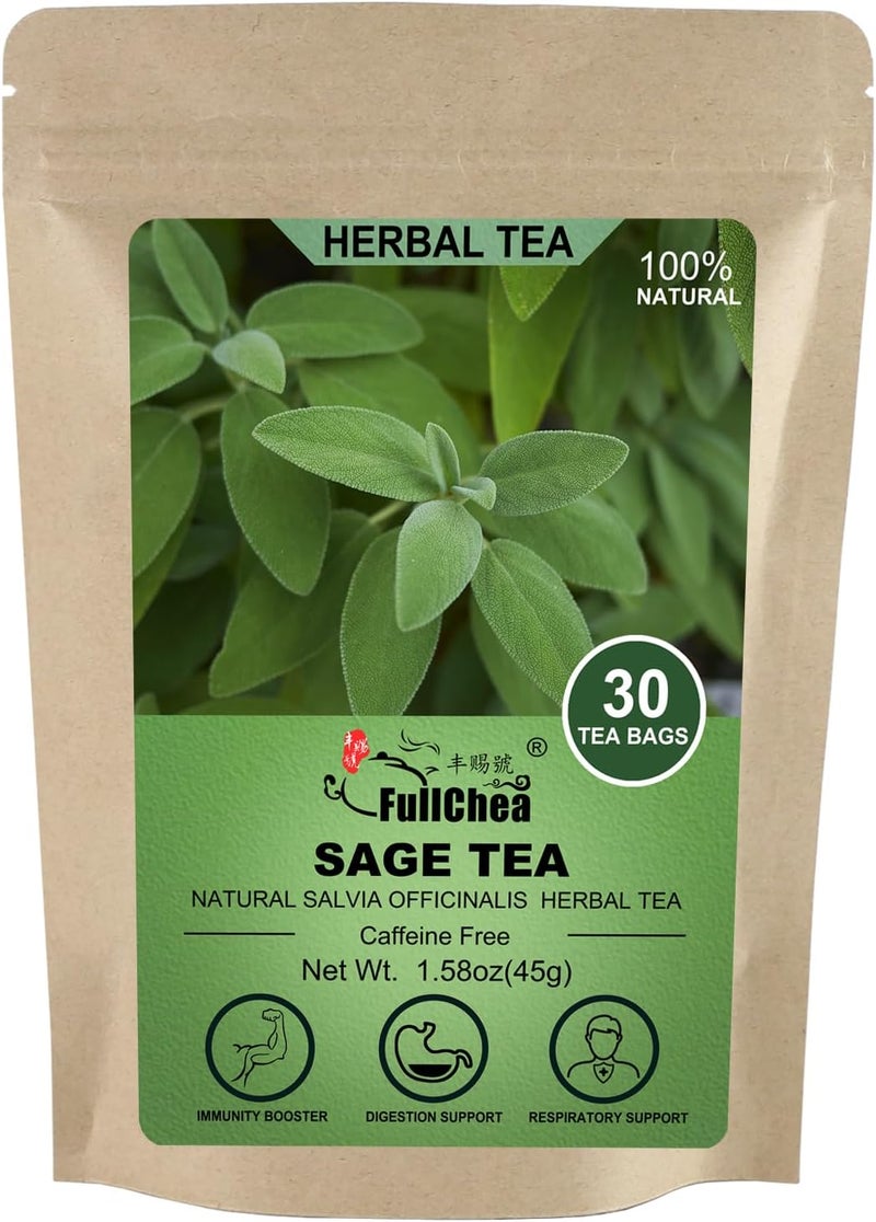 FullChea Sage Tea Bags - 30 Count - Image 1